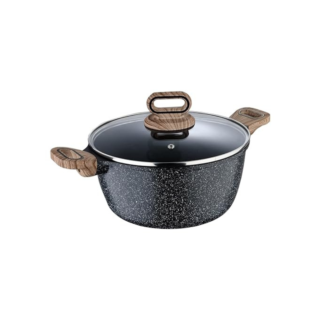 BERGNER Ultimate Non-Stick Casserole with Glass Lid | 24 cm | 3.8L |
