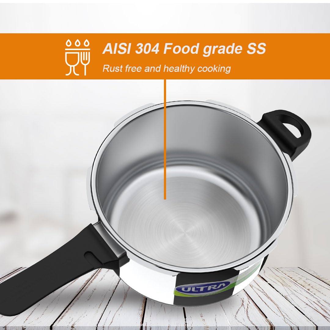 Ultra Pressure Cooker | 3 Litre | 5 Year Warranty | Spillage Control |