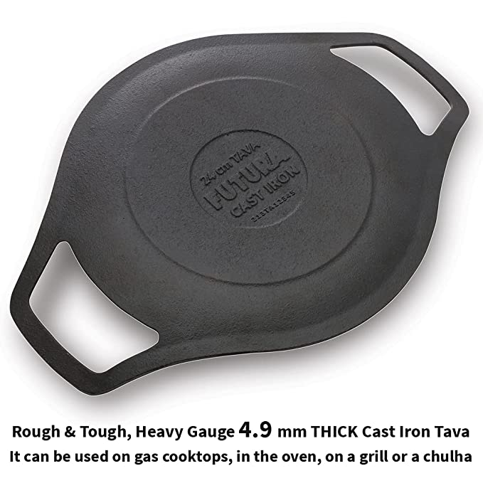 Hawkins Futura Cast Iron Tava 24 cm