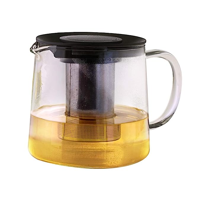 Borosil - Carafe Borosilicate Glass Kettle, Flame Proof, 1L, FREE DELIVERY.
