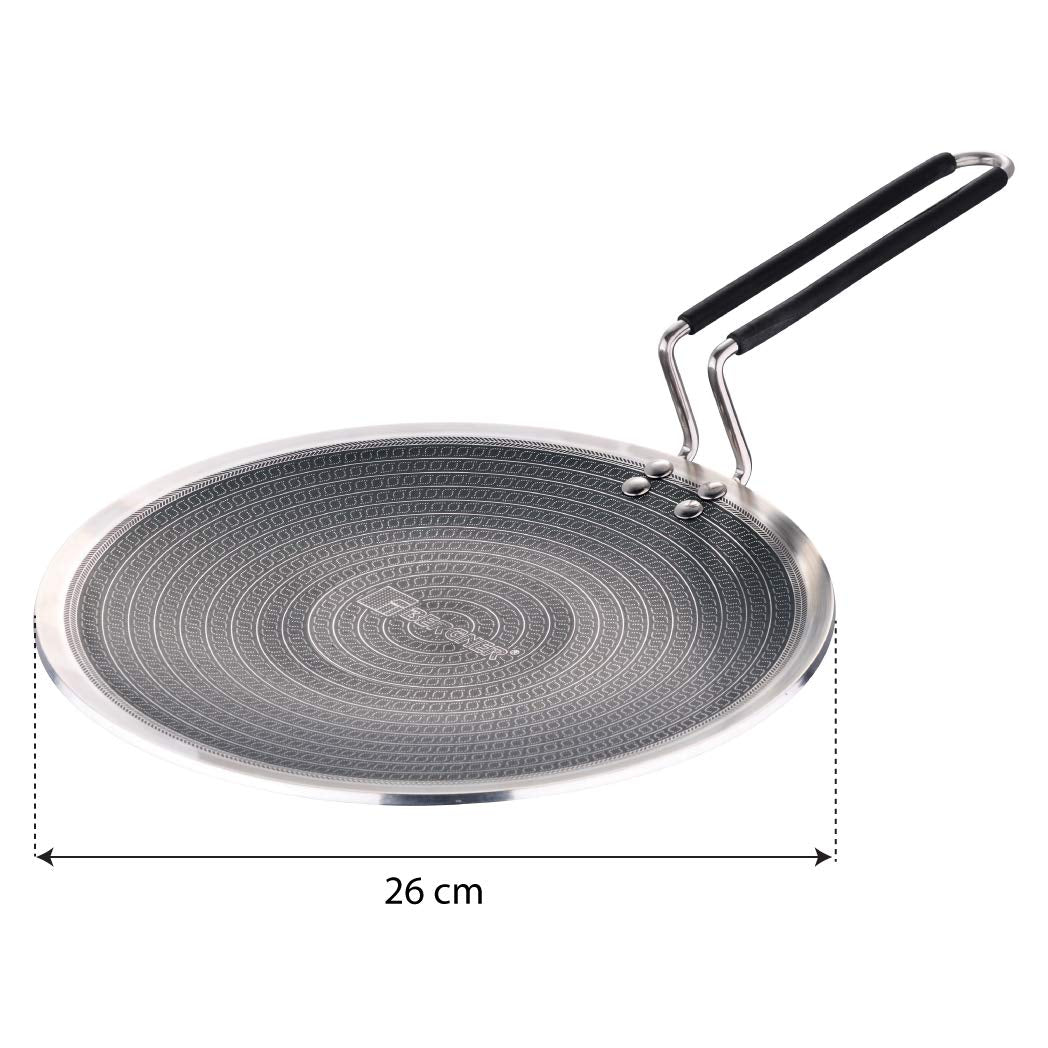 Bergner Hitech Triply Stainless Steel Tawa | 26cm |
