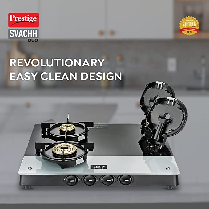 Prestige Svachh Duo 4 Burners Gas Stove