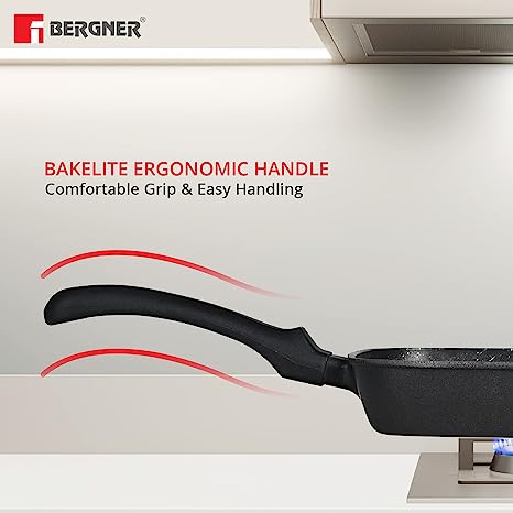 Bergner Senator Non Stick Square Grill Pan |24cm |