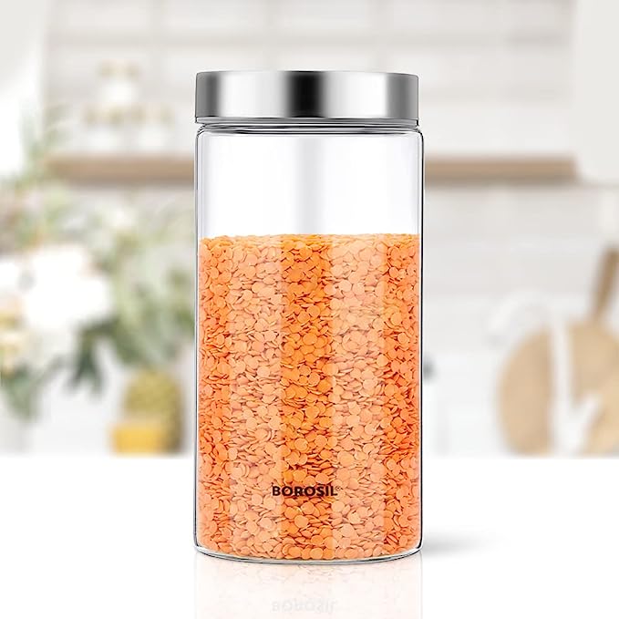 Buy Borosil Endura Air-Tight Glass Jar |1200ml|
