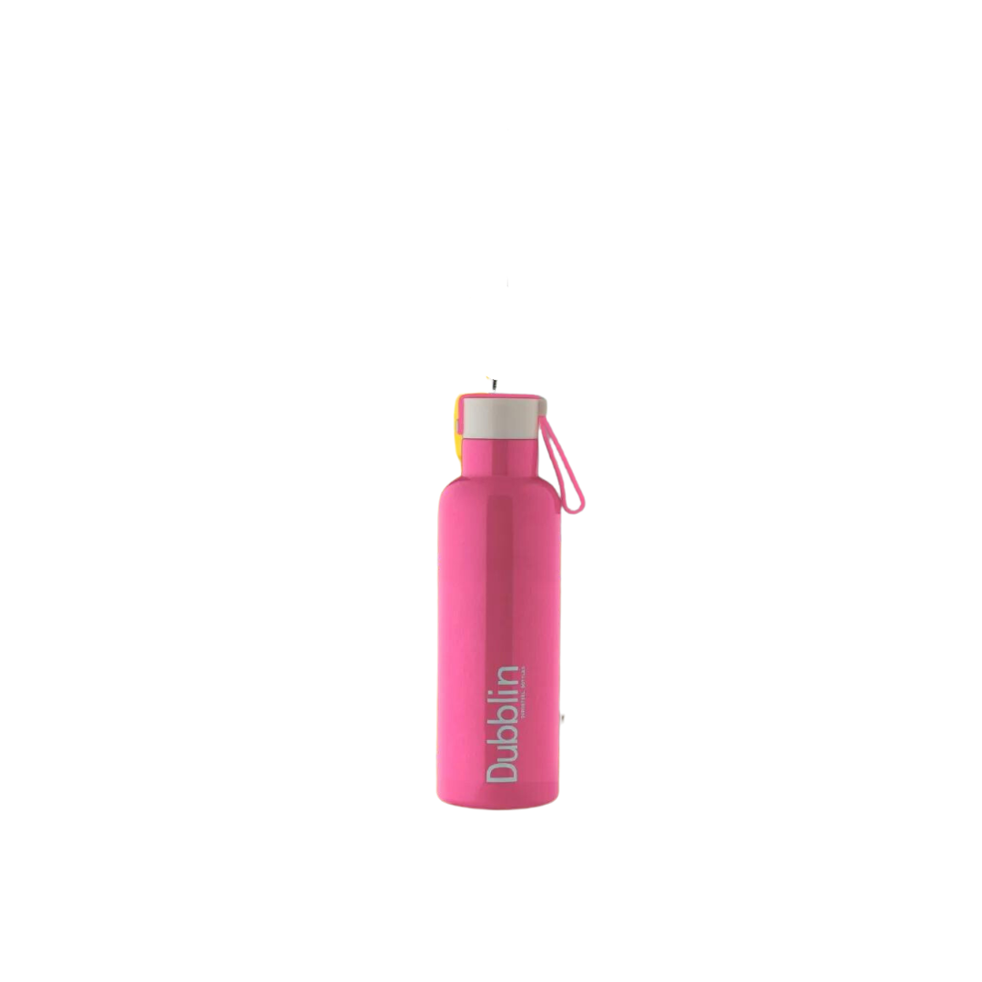 Dubblin Boom Stainless Steel Water Bottle | Pink | 700ml |