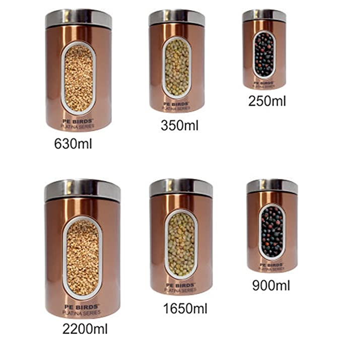 Peacocks PE BIRDS Stainless Steel Jar