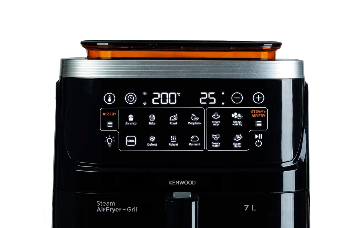 KENWOOD Airfryer | 7 Litre | Black | Digital Air Fryer and Steamer |