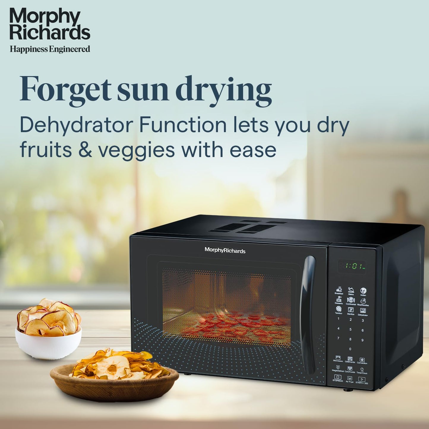 Morphy Richards Air 23Cgad Convection Microwave Oven | 23 Litre | Black |