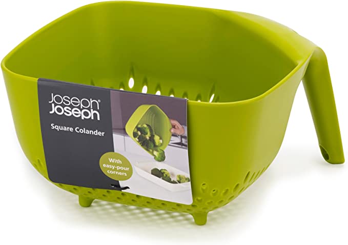 Joseph Joseph Square Colander Stackable with Easy-pour