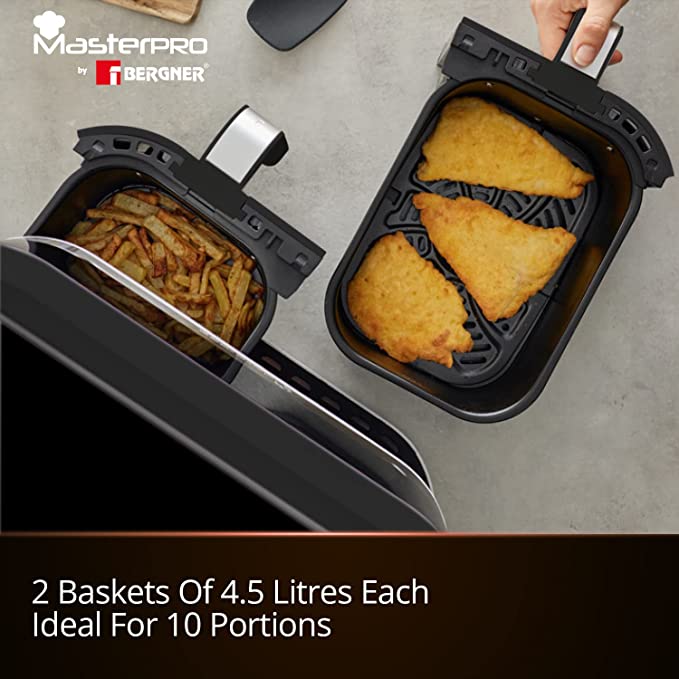 Buy Bergner Master Pro Multifunctional Dual Air Fryer