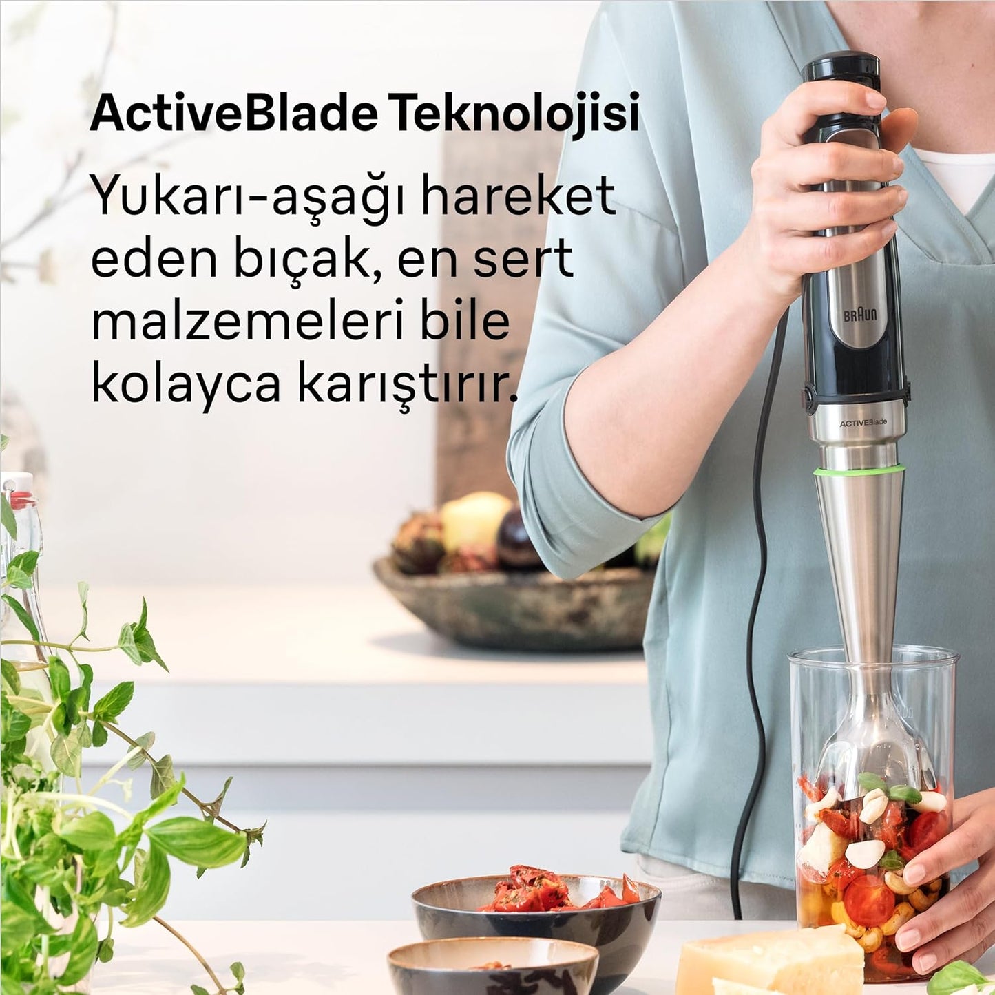 MultiQuick 7 Hand Blender with Beaker | 1000W | Black | MQ7075X |