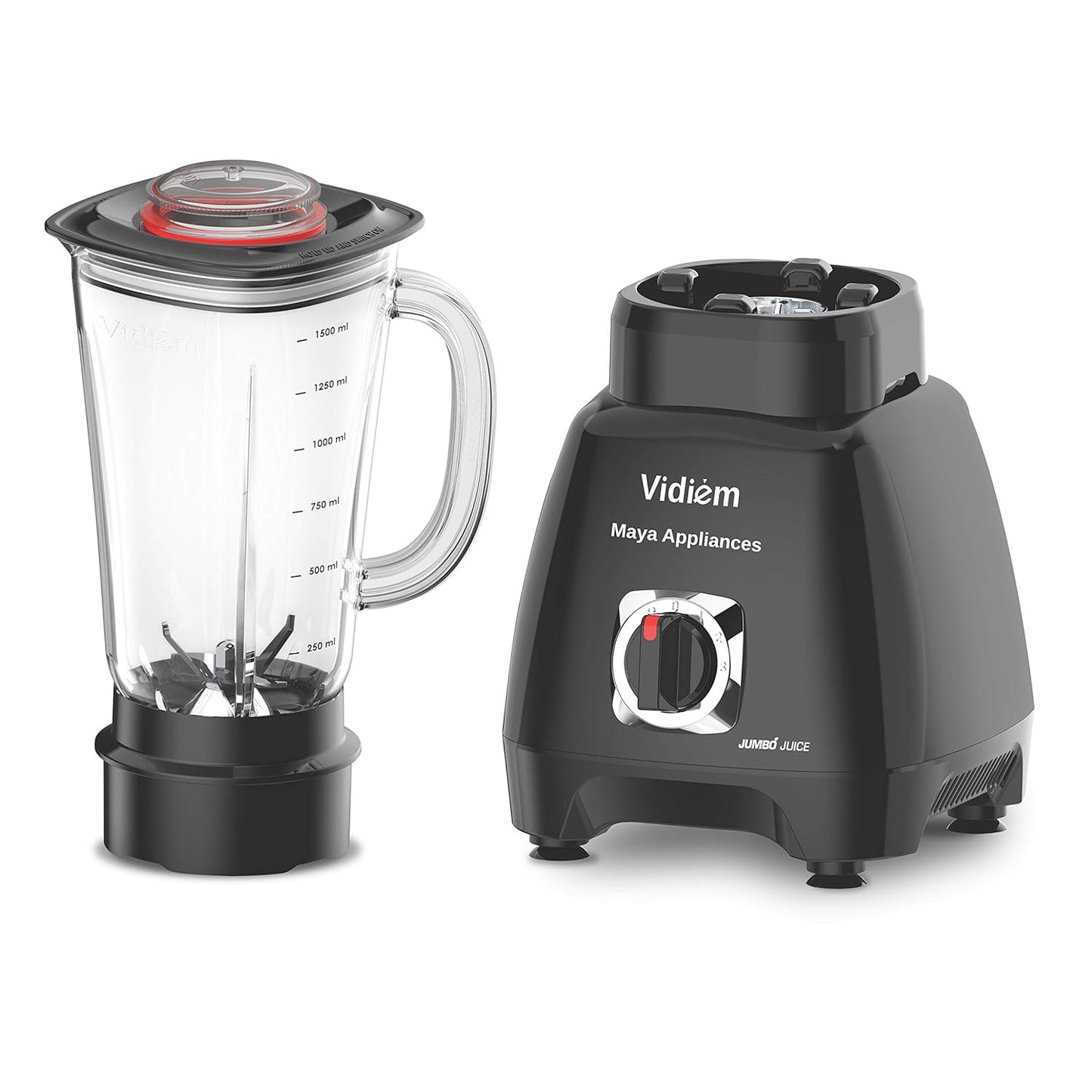 Vidiem juicer blender Jumbo | Juice mixer |1000W | Black |