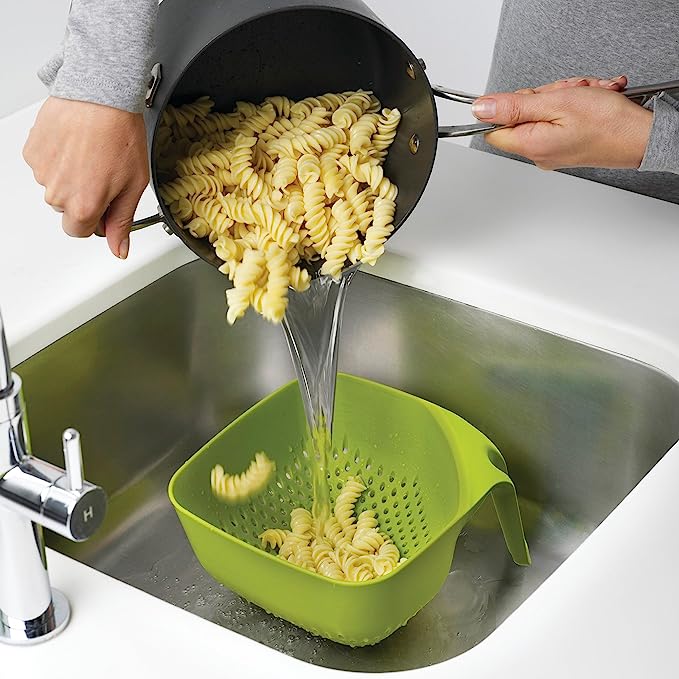 Joseph Joseph Square Colander Stackable with Easy-pour