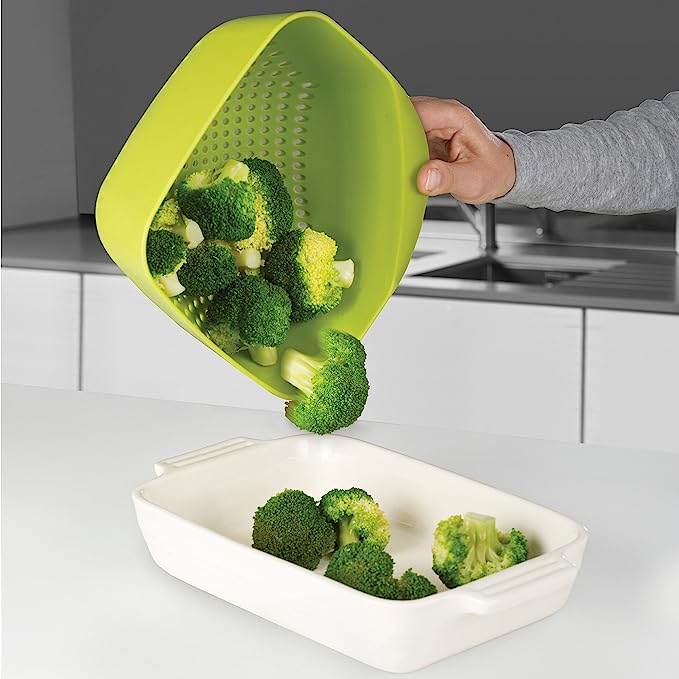 Joseph Joseph Square Colander Stackable with Easy-pour