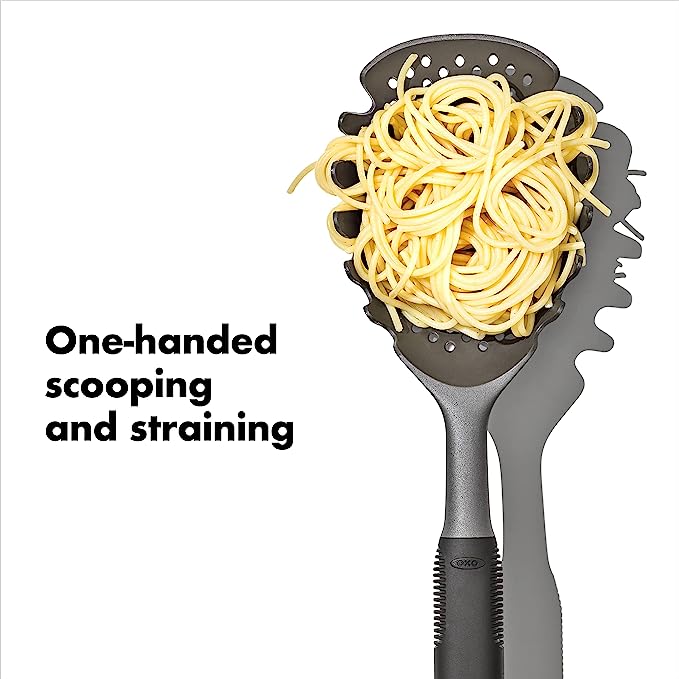 OXO Good Grips Pasta Scoop Strainer | Gray |
