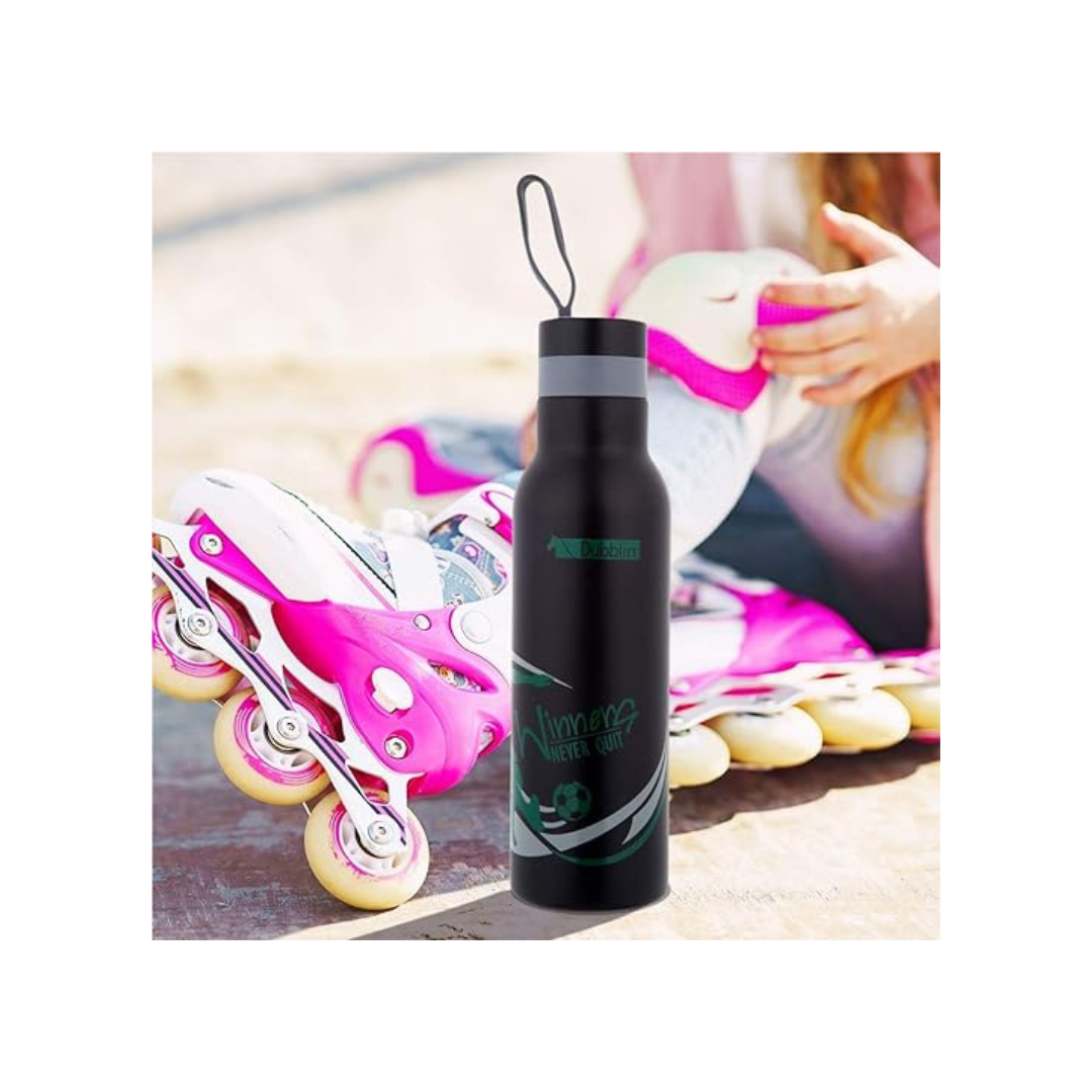 Dubblin Champ Stainless Steel Water Bottle | Green | 500ml |