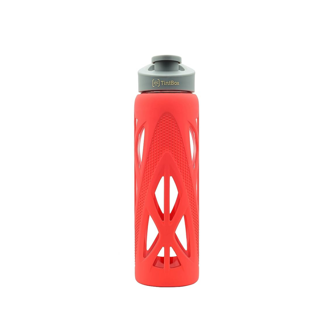 TintBox Borosilicate Glass Bottle | Energy Red |