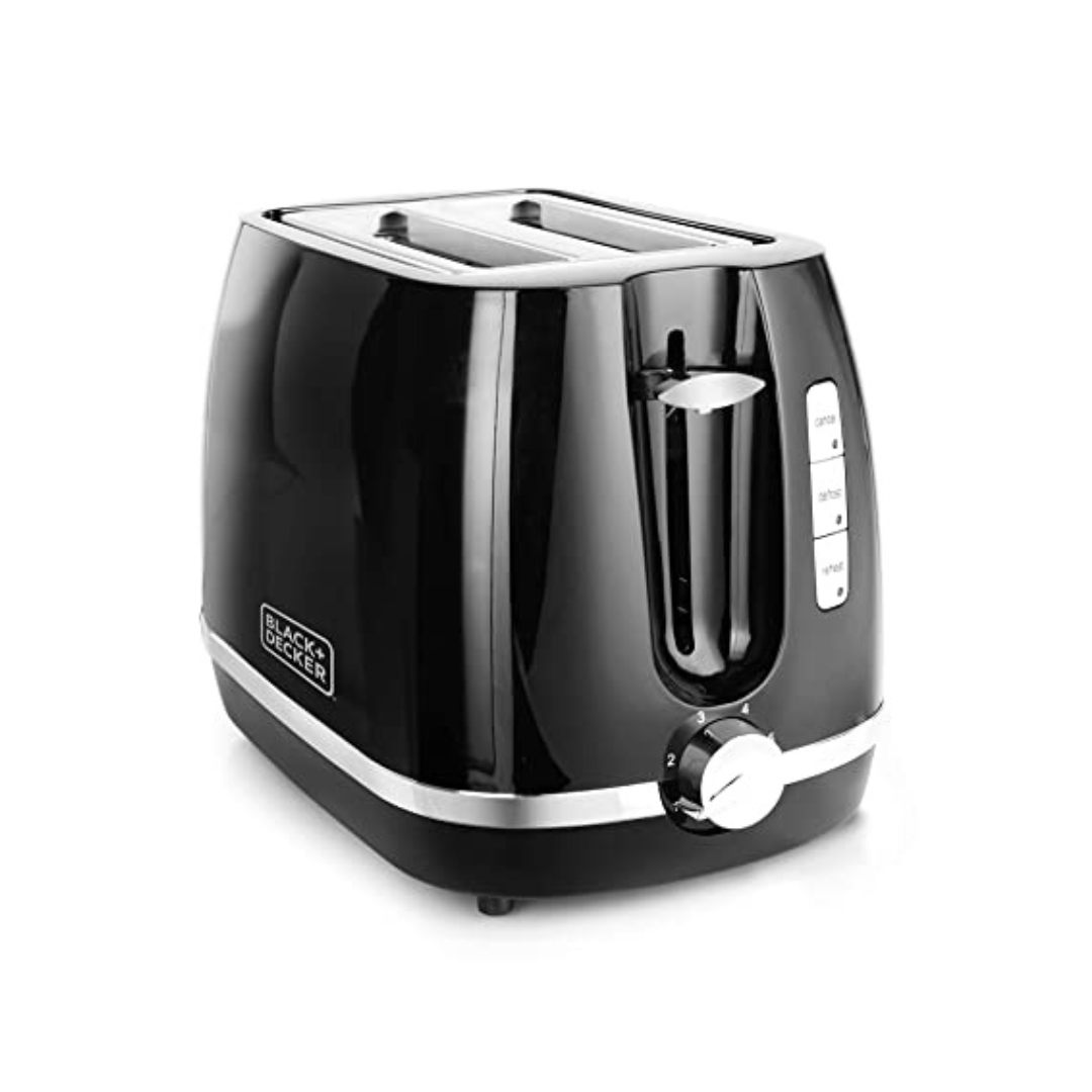 Buy BLACK+DECKER 2 Slice Pop-up Toaster 870-Watt (Black)