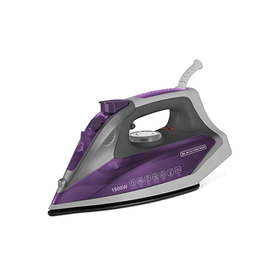 BLACK+DECKER 1800 Watts Steam Iron Press
