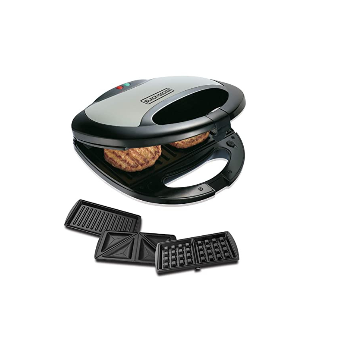 Buy Black + Decker 3-in-1 Multi-plate Sandwich Maker, 750 Watt