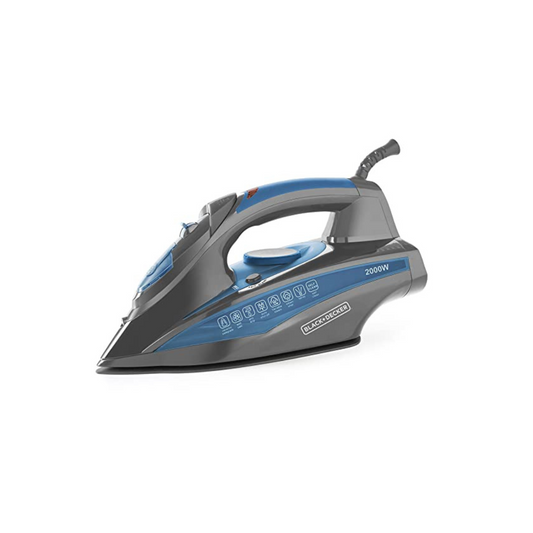 Black + Decker 2000W Steam Iron Press with Auto Shut Off