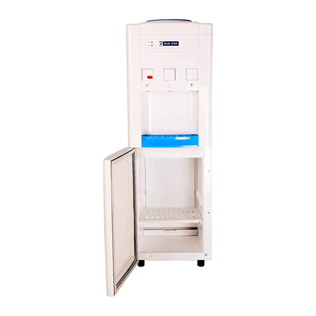 Blue Star Water Dispenser with Refrigerator with cooling cabinet| floor standing |BWD3FMRGA| ltr taps