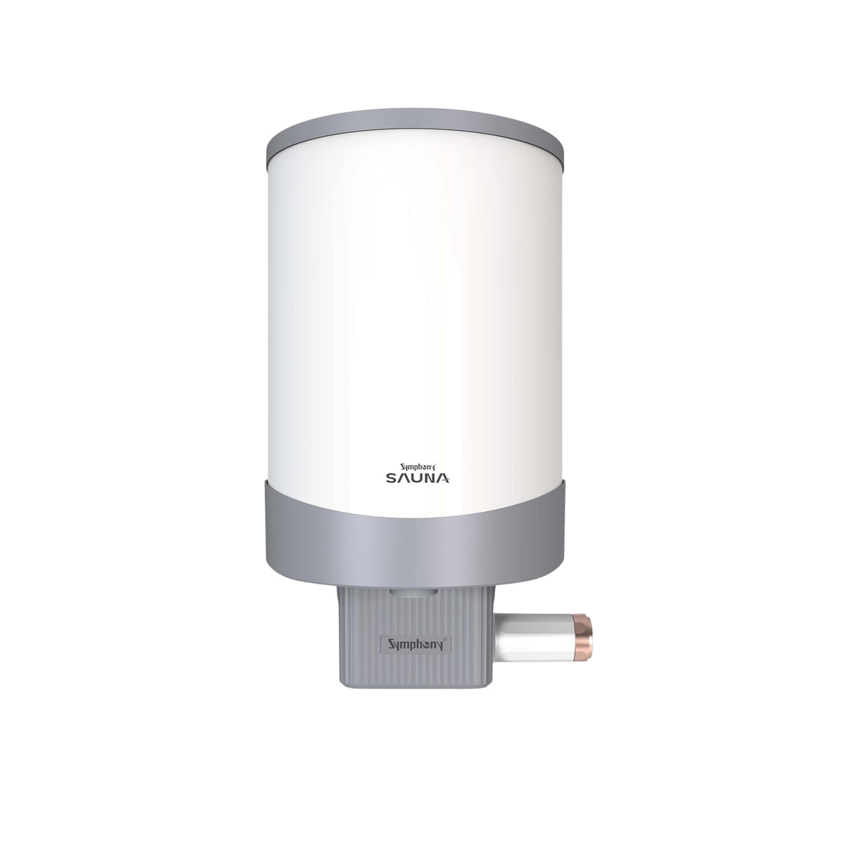 Symphony Sauna Geyser with PUROPOD Filter | White | Hairfall Control Smart Geyser |