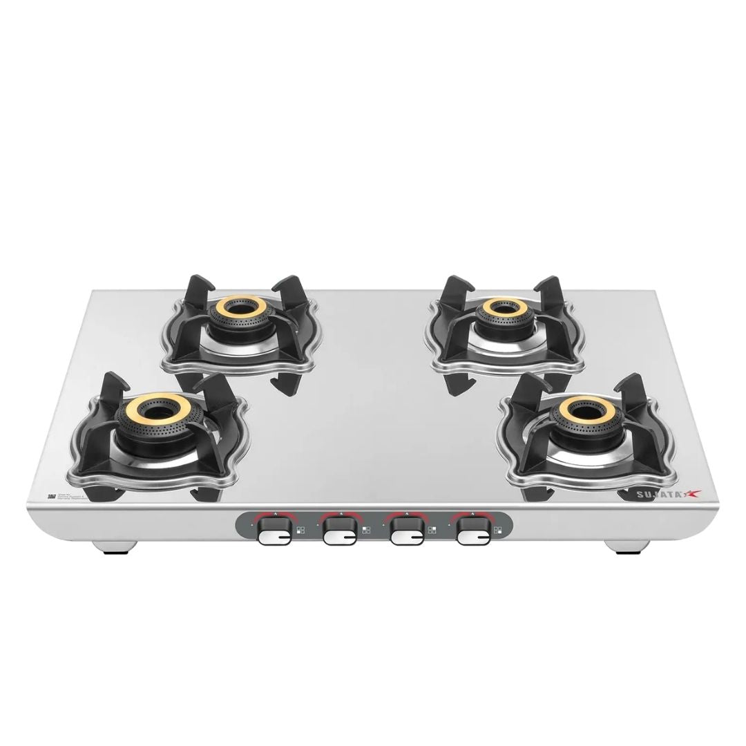 Sujata Sterno Gas Stove | Auto Ignition | 9 Years Warranty | Durable Stainless Steel Body |