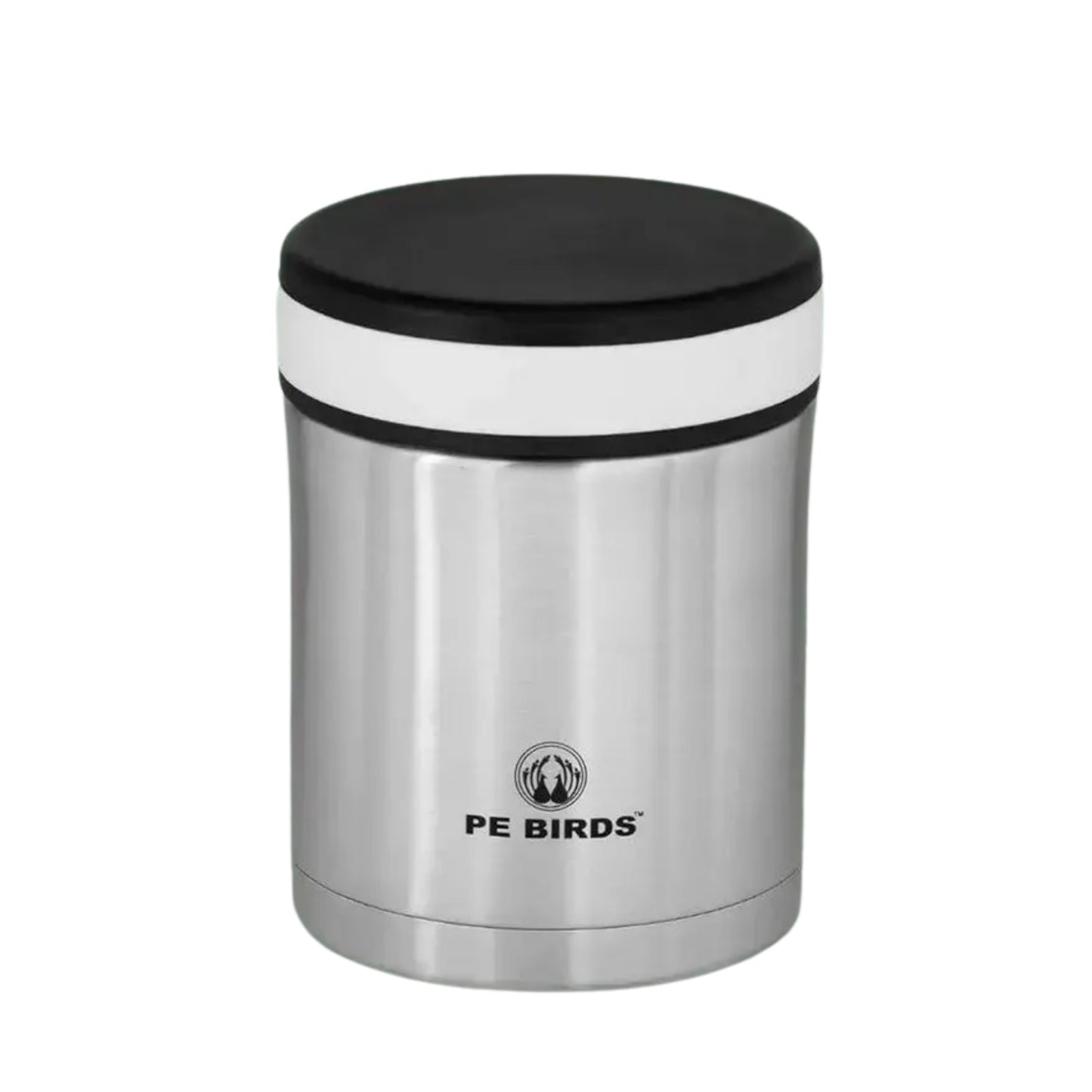 PE Birds Stainless Steel Sambar Jar | 1000 ml | Silver | Leak Proof |
