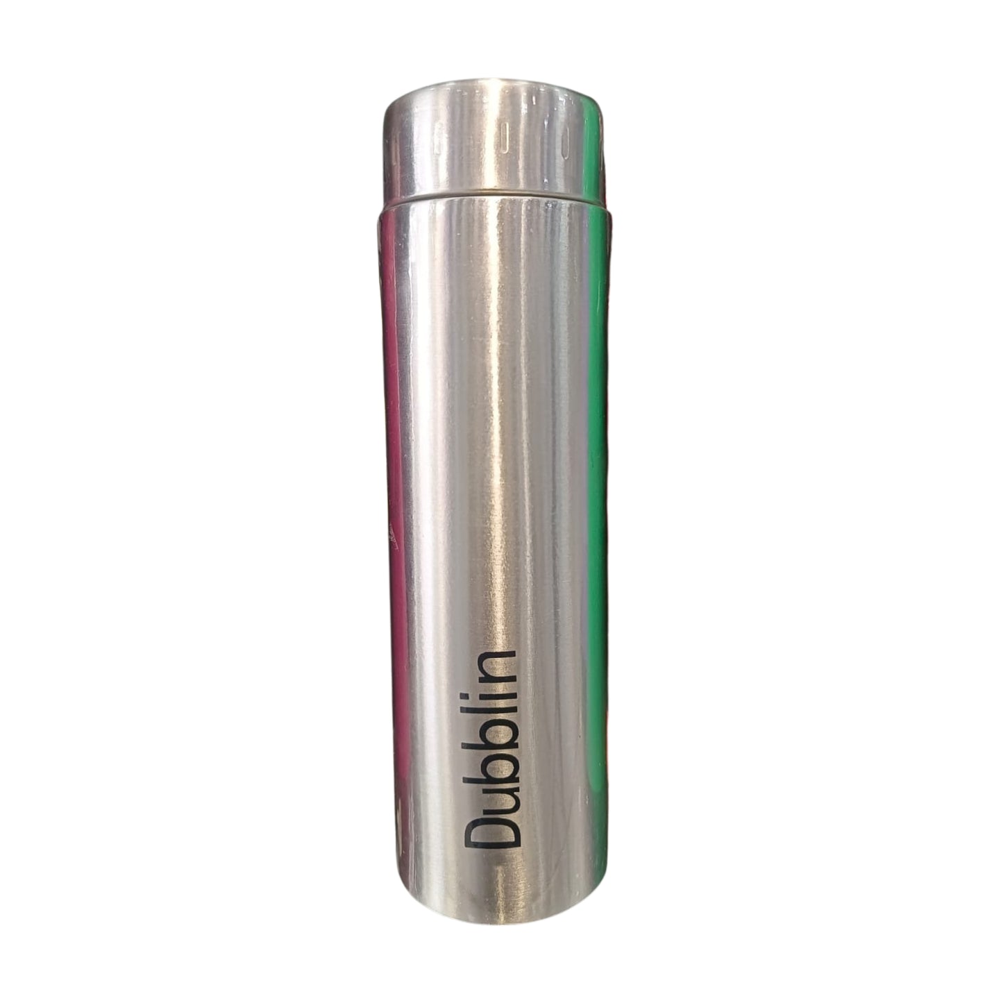 Dubblin Ice Cube | 1000 ml | Silver | Stainless Steel Fridge Water Bottle
