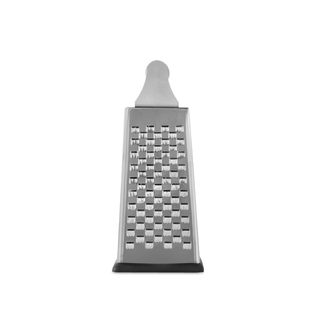 Stainless Steel 4 in 1 Grater Plus Slicer | Wooden Handle |