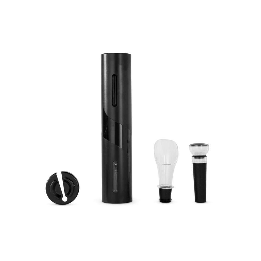 Electric Wine Set β Open, Serve and Preserve with Ease | Black |