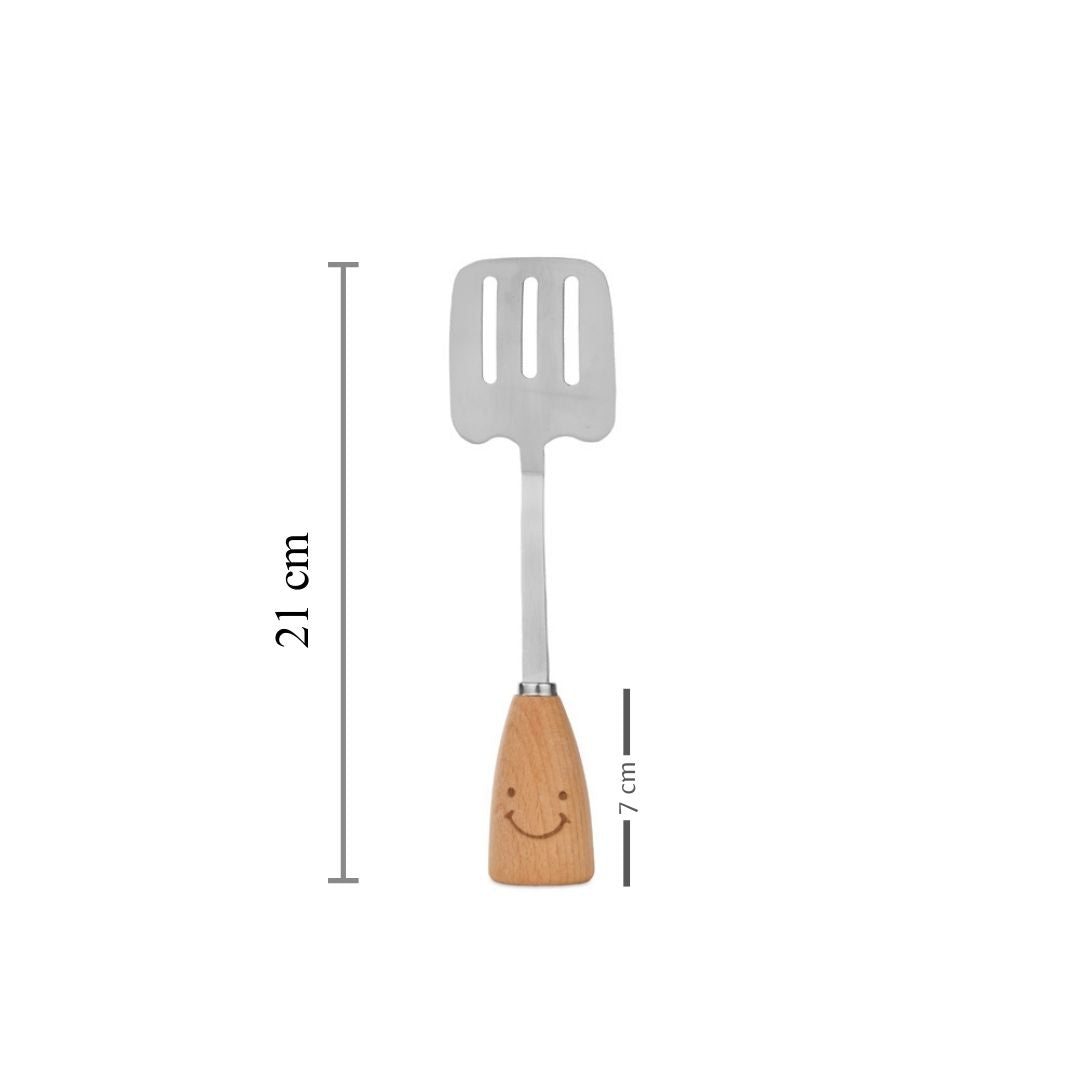 Smiley Turner | Wooden Handle |