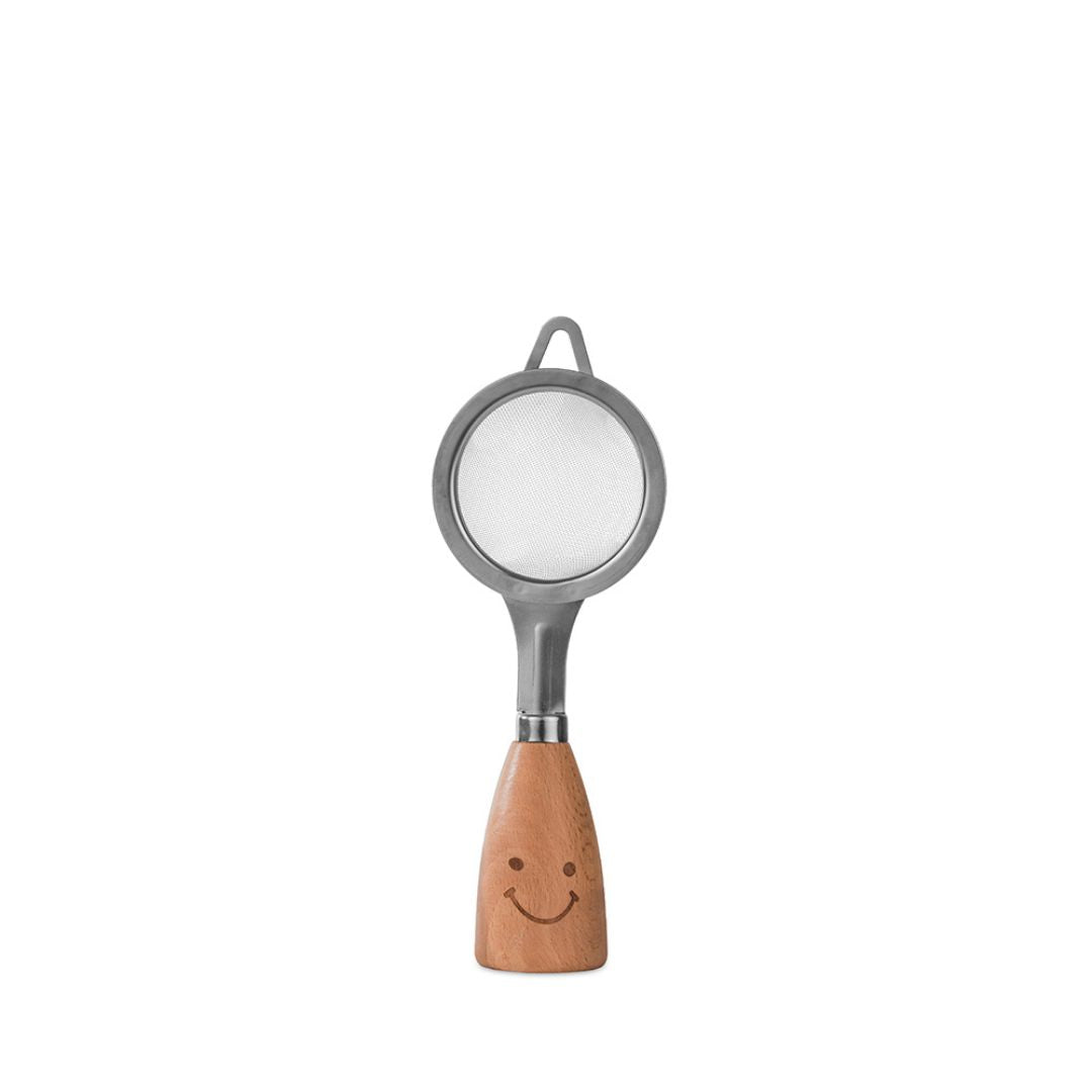 Buy Stainless Steel Smiley Tea Strainer | Wooden Handle |