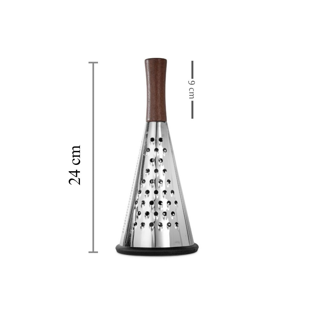 Stainless Steel 3 Sided Cone Grater | Fine Grating |