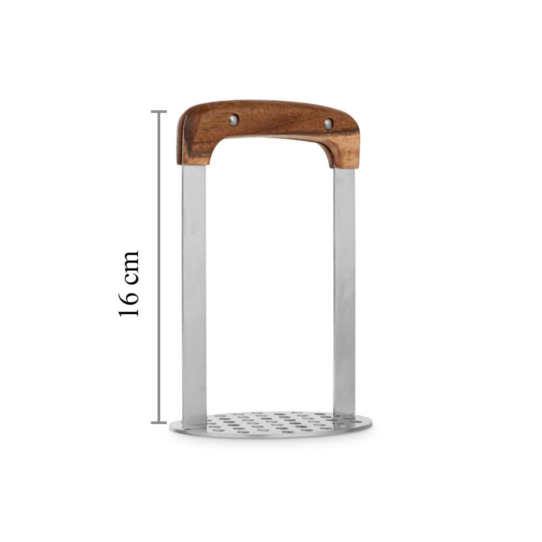 Buy Stainless Steel Wooden Handle Potato Masher