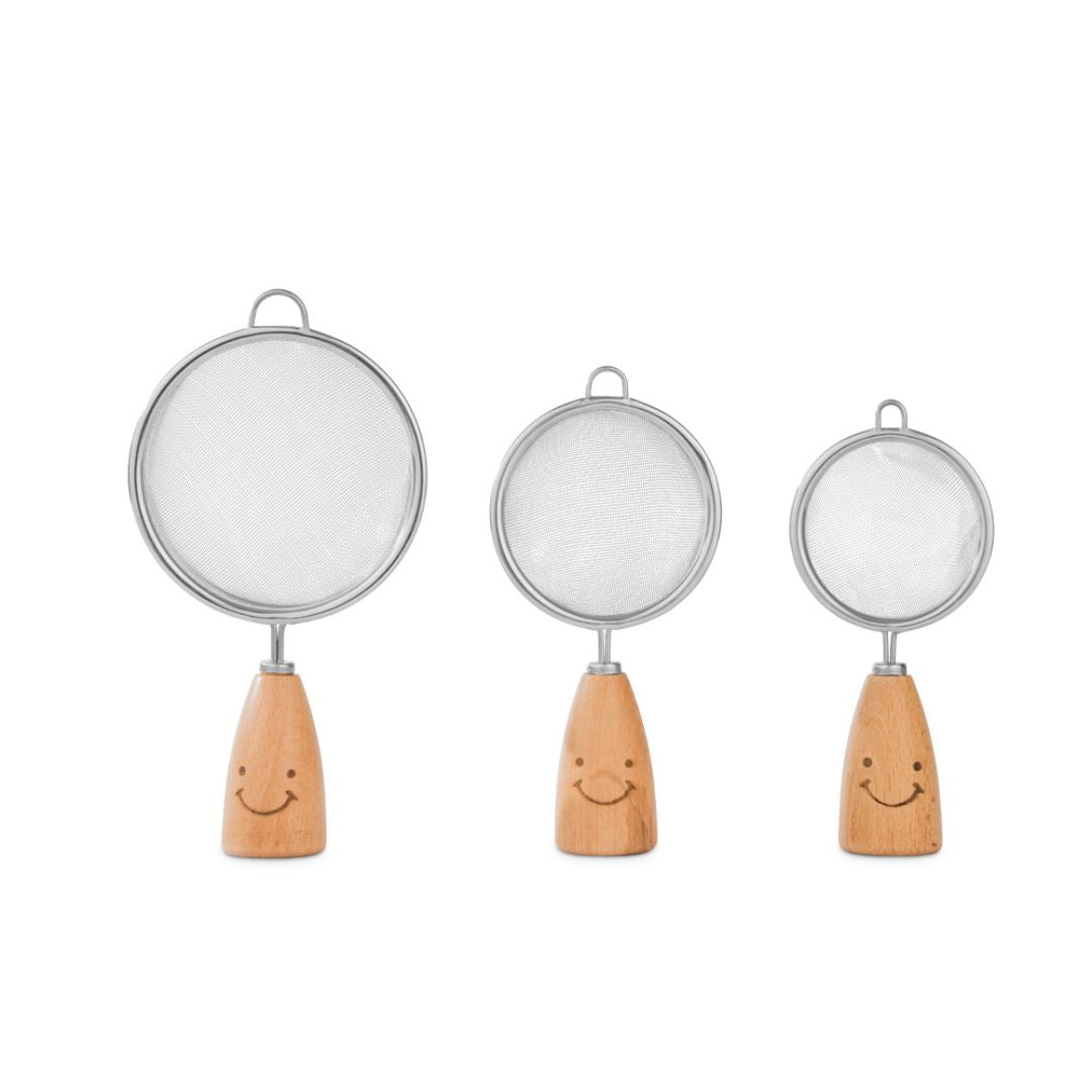 Stainless Steel Tea Strainer | Wooden Handle |