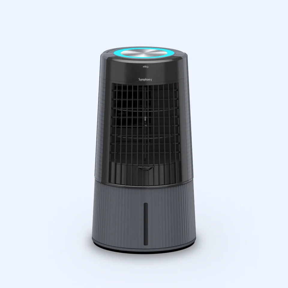 Symphony Duet- i Personal Tower Cooling Fan for Home & Office | Grey |