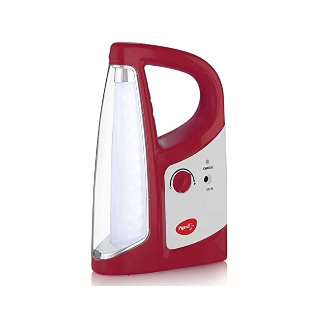 Pigeon Gleam LED Rechargeable Emergency Lamp | Red |