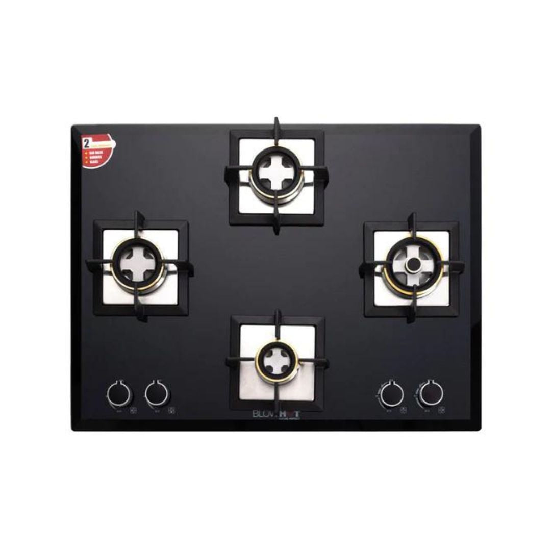 Blow Hot Majesty 4B Gas Hob (Black)