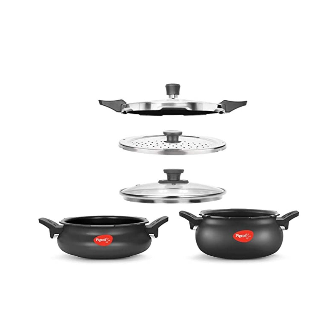 Pigeon Super Cooker Value Pack HA | Black |