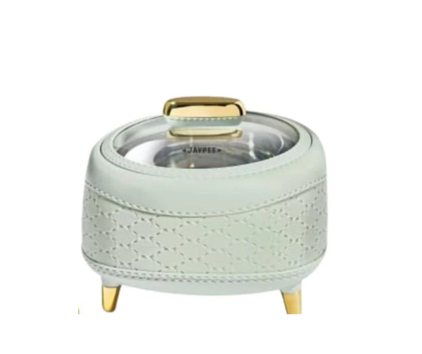 Jaypee Kingston Klass Inner Stainless Steel Casserole | 2000ml | Green | Unique Design |