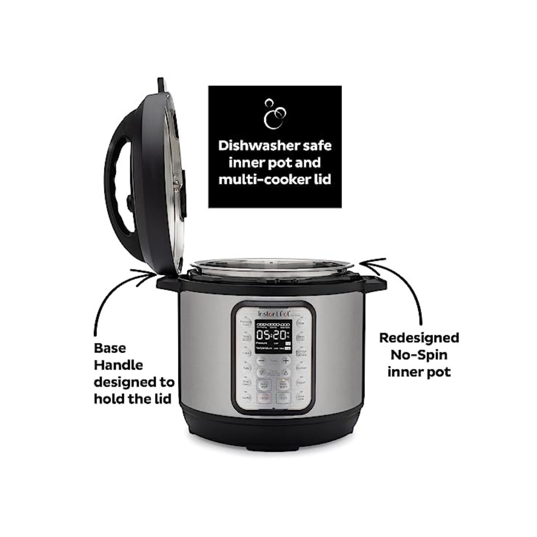 Instant Pot Duo | 6 Litre, | Silver