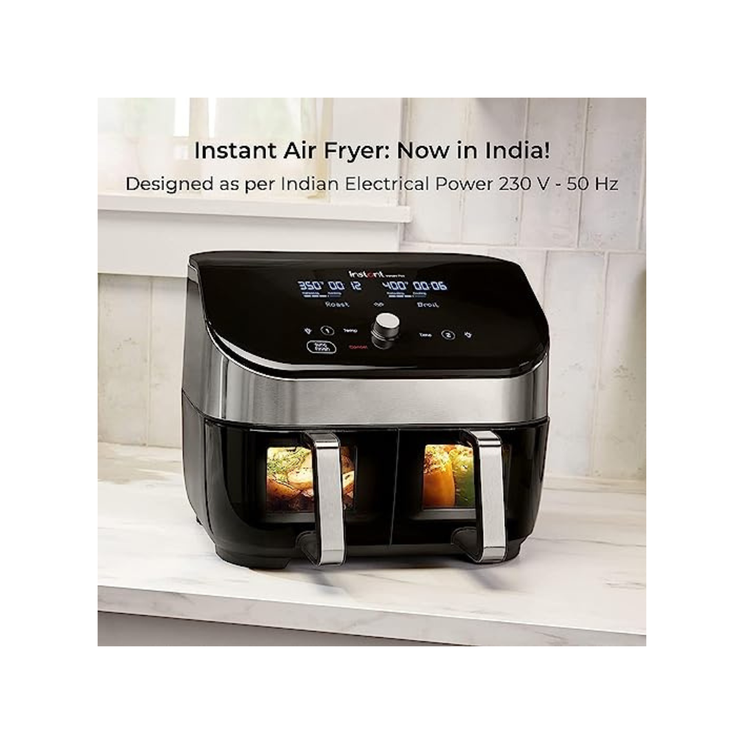 Instant Pot ClearCook Dual Basket Air Fryer | 8 Litre