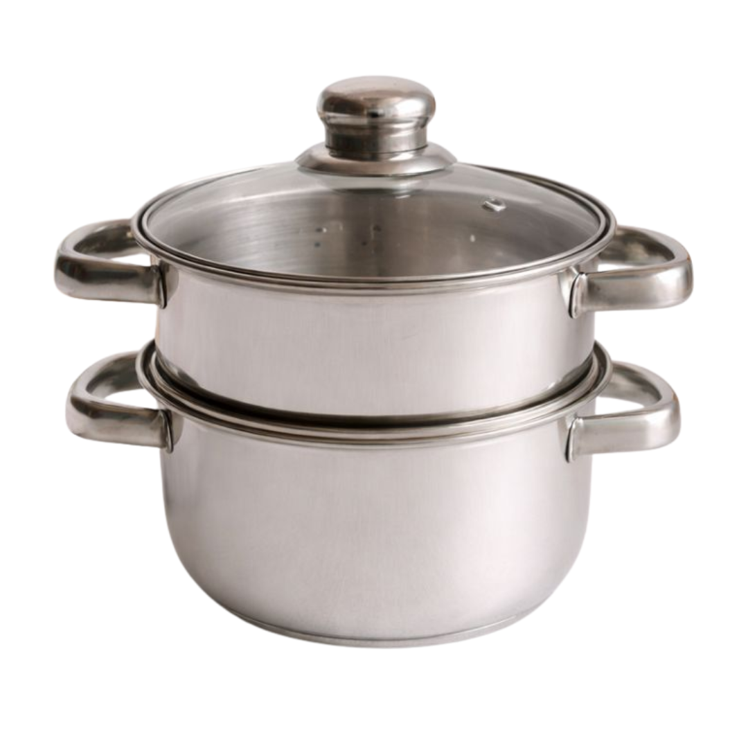 Vinod 2 tier Steamer | Durable Stainless Steel Steam Cooker |