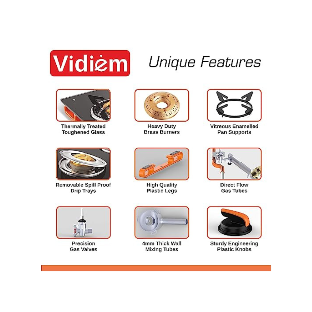 Vidiem Air Plus 3 Burner Gas Stove feature