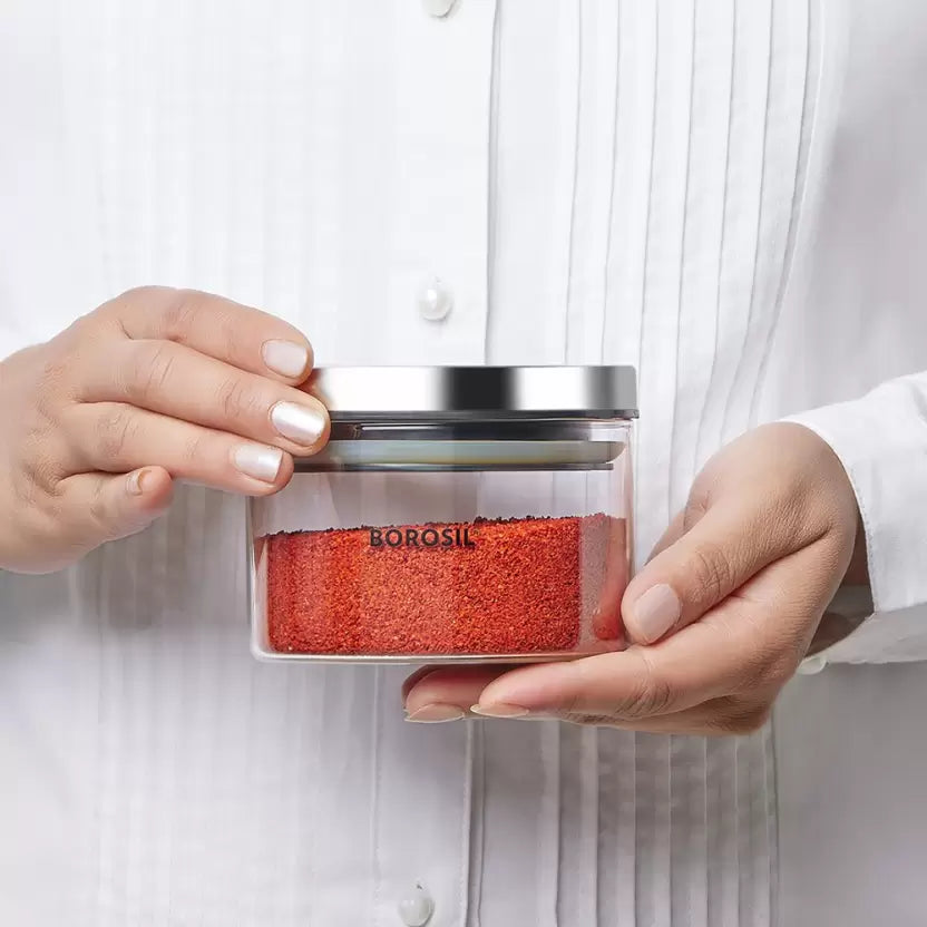 Buy Borosil Airtight Classic Glass Jar |300 ml|