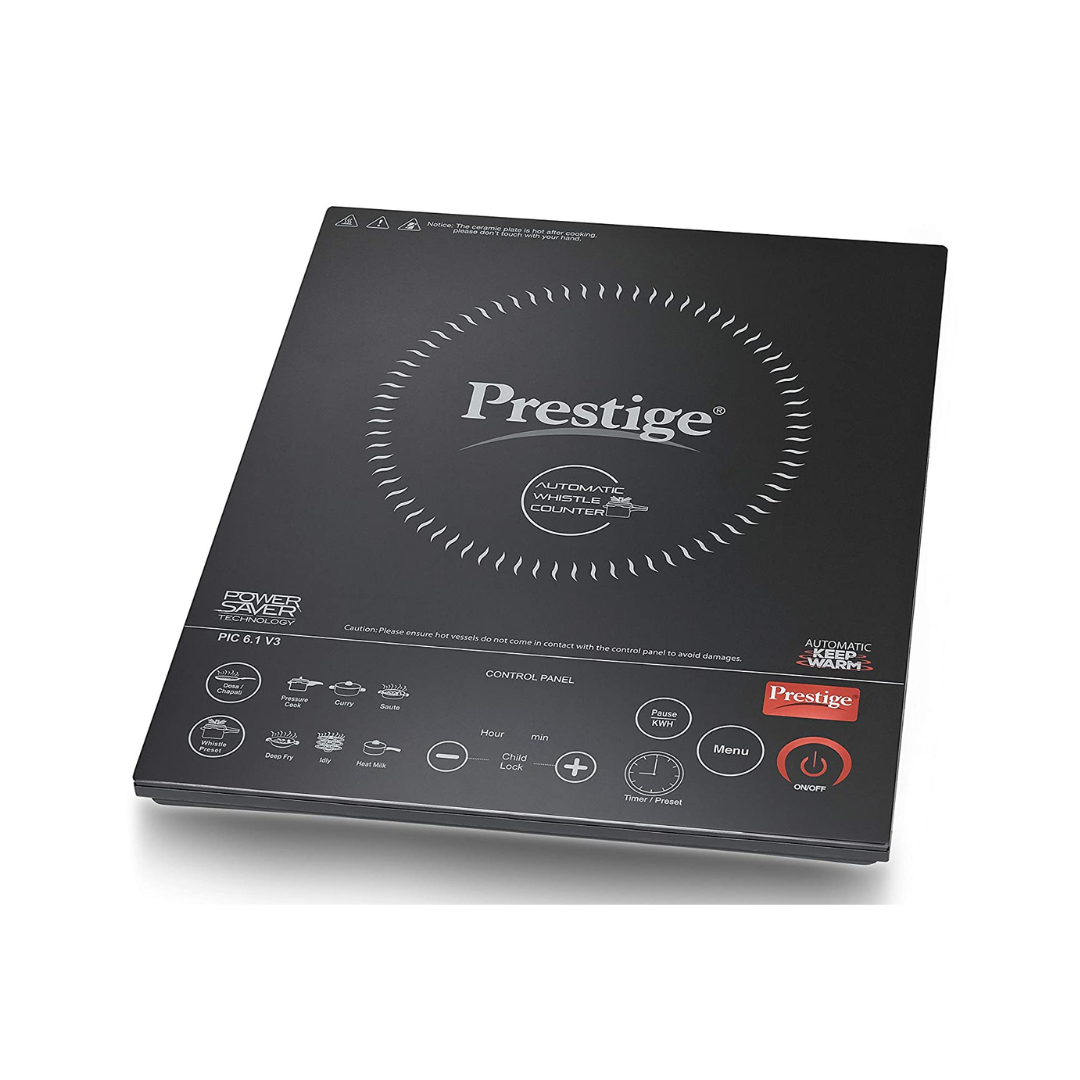 Prestige PIC Induction Cooktop, Black