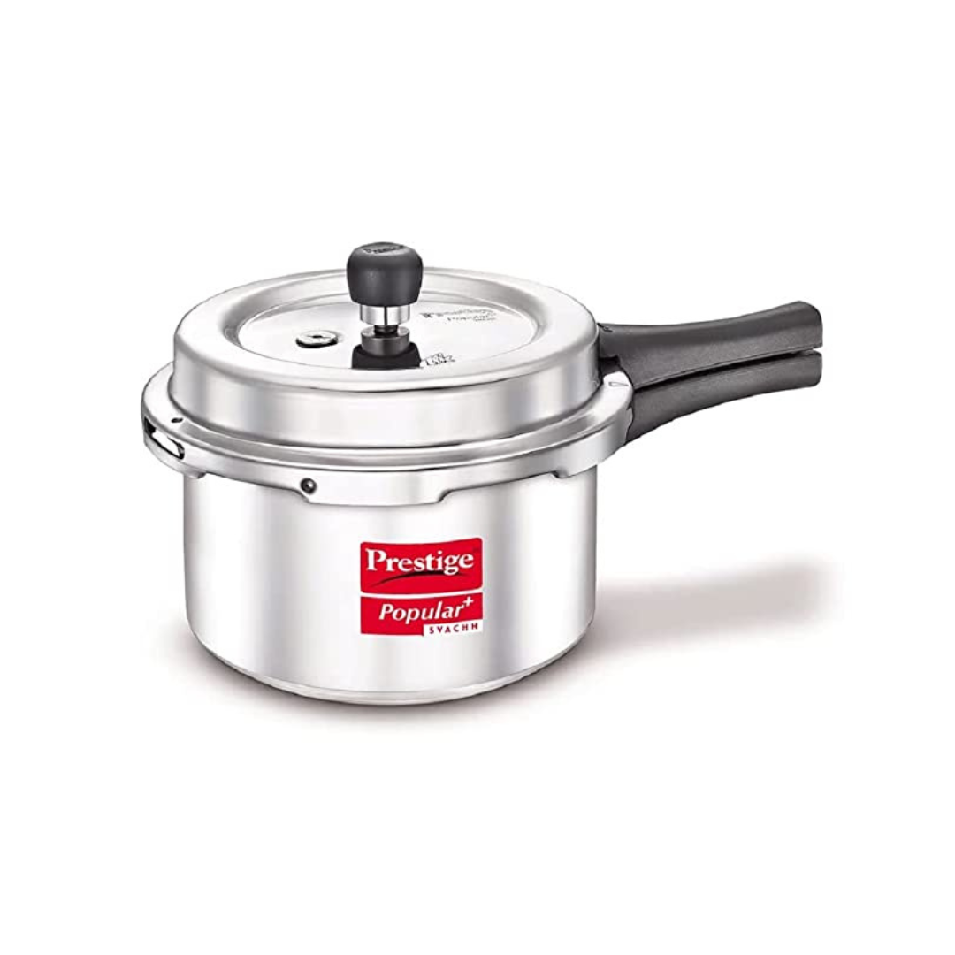 Prestige Popular Plus Svachh Pressure Cooker, 3 L (Silver)