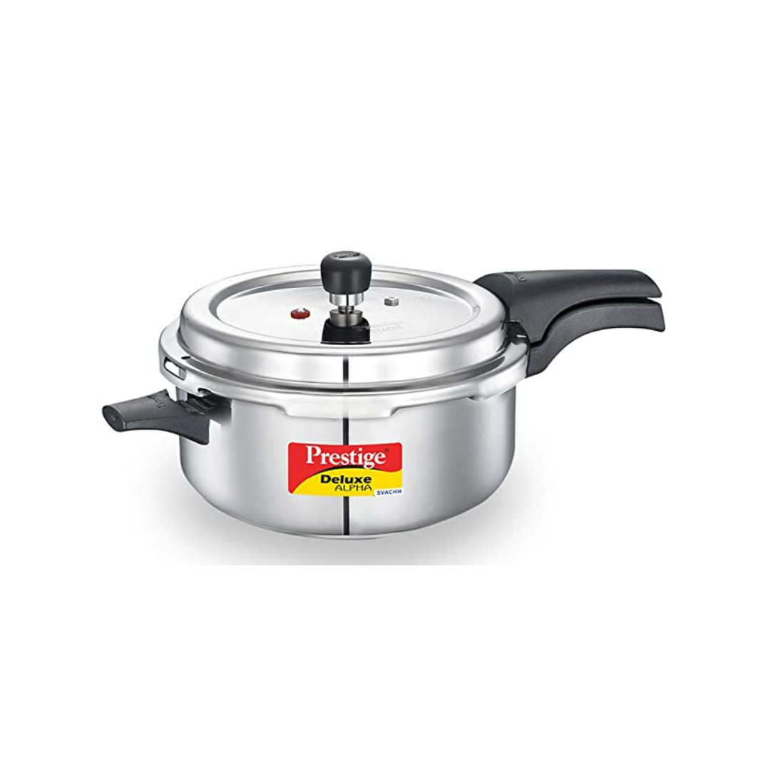 Prestige Svachh Deep Pressure Pan Stainless Steel Silver 5 L